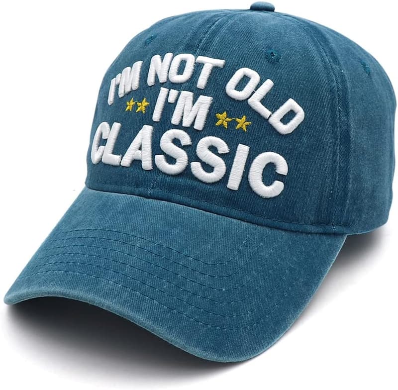 Funny Retirement or Birthday Baseball Cap for Dad