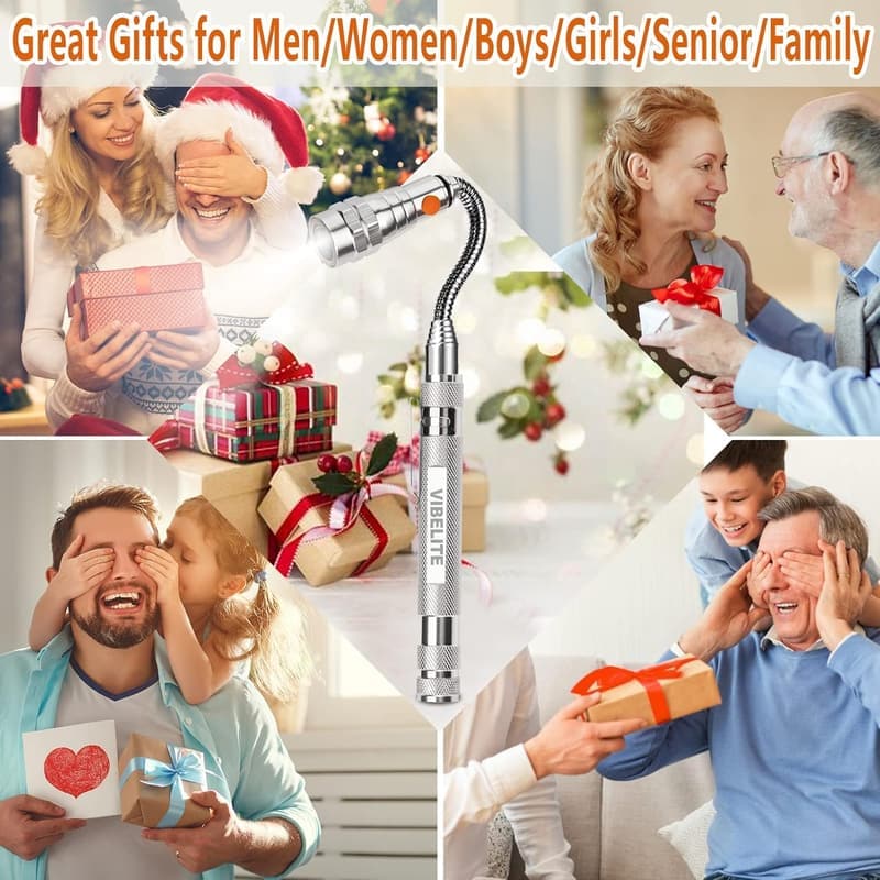 Fathers Day Extendable Magnetic Flashlight Tool for Men