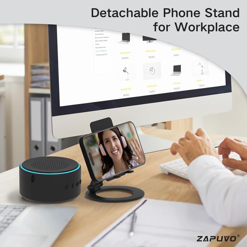 Portable Bluetooth Speaker with Phone Stand - Perfect Gift for Dad