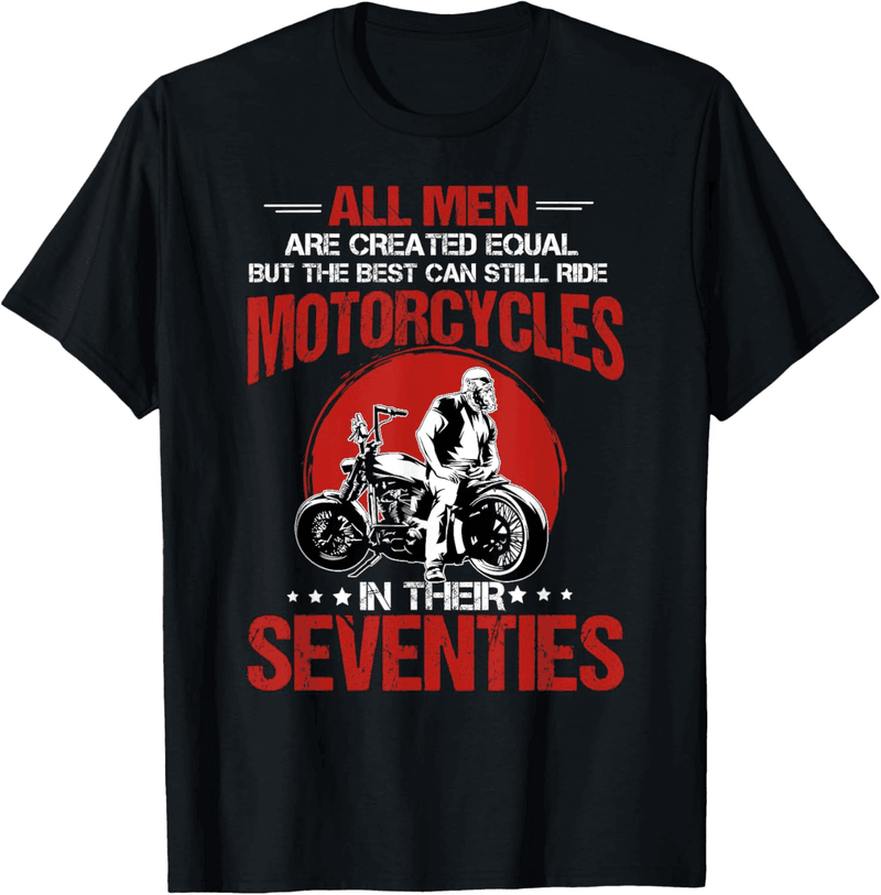 Seventies Biker T-Shirt for Motorcycle Enthusiasts