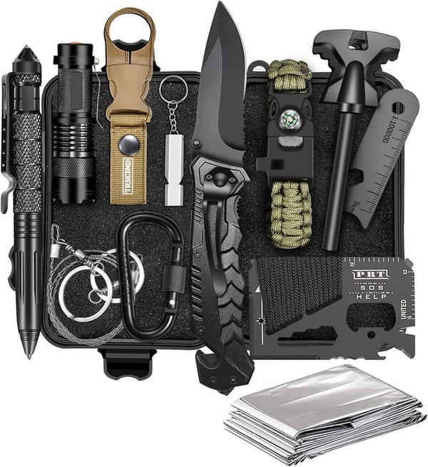 Father's Day Survival Kit for Men - 14-in-1 Gear and Gadgets