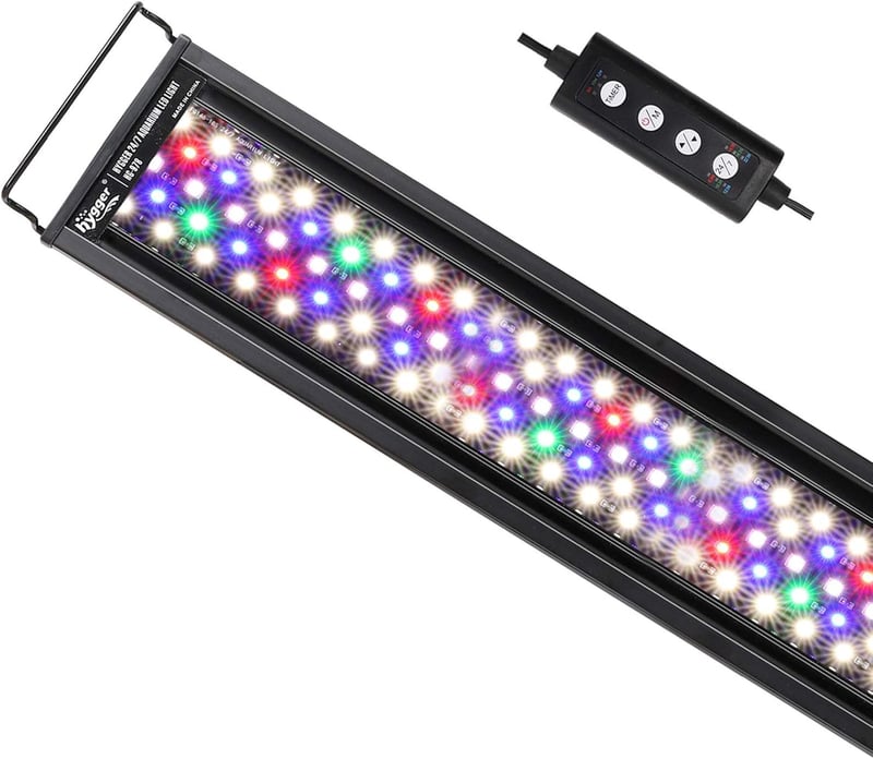 Hygger Full Spectrum LED Aquarium Light with Timer for 48-54