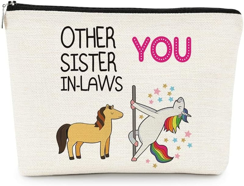 Funny Makeup Bag for Sister-in-Law's Birthday Gift