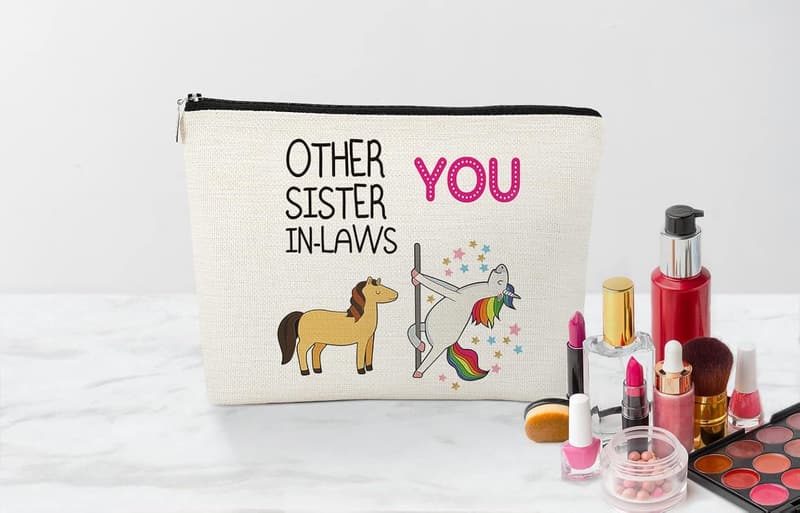 Funny Makeup Bag for Sister-in-Law's Birthday Gift