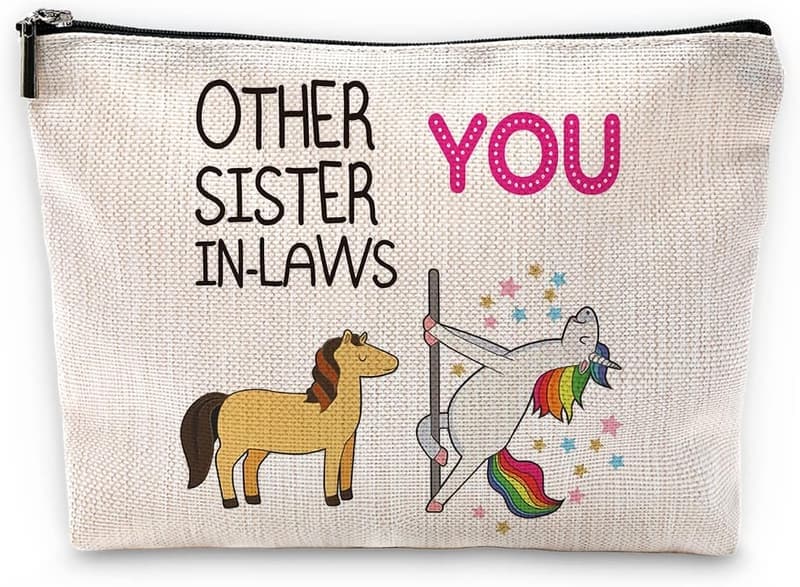 Sister-in-Law Makeup Bag - Funny Gift for Christmas or Birthday