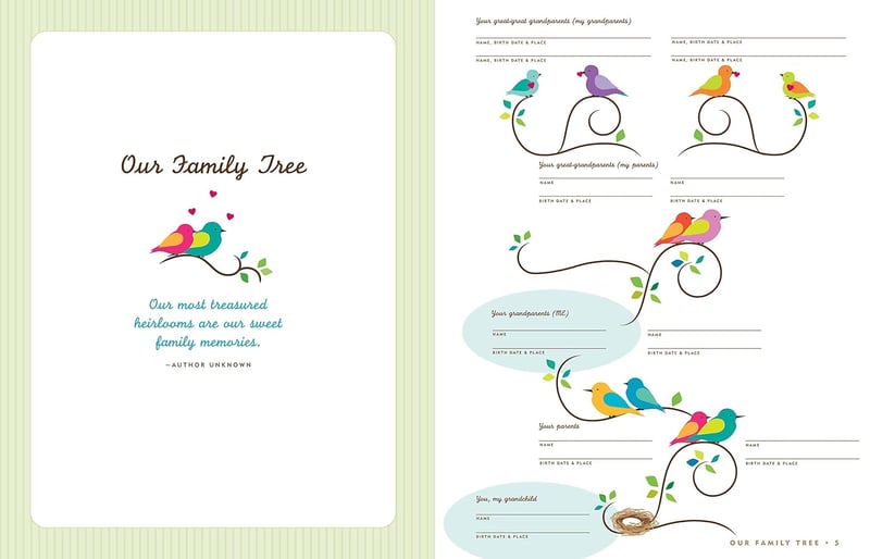Grandparent's Memory Book: Keepsake for Grandchild