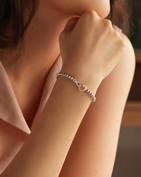Infinity Heart Bracelet for Women - Meaningful Gift for Her