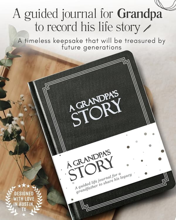 Grandpa's Life Story Journal: Sentimental Keepsake with 250+ Prompts