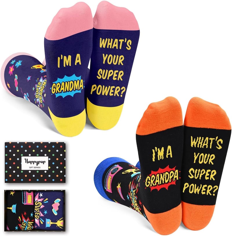 Mother's Day & Father's Day Gift Socks for Aunt, Uncle, Grandparents