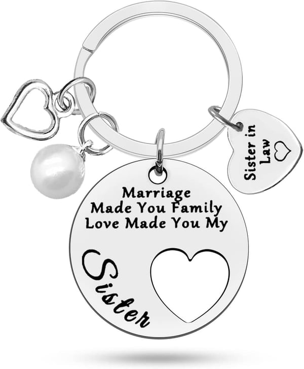 Sister-in-Law Keychain - Wedding & Birthday Gift