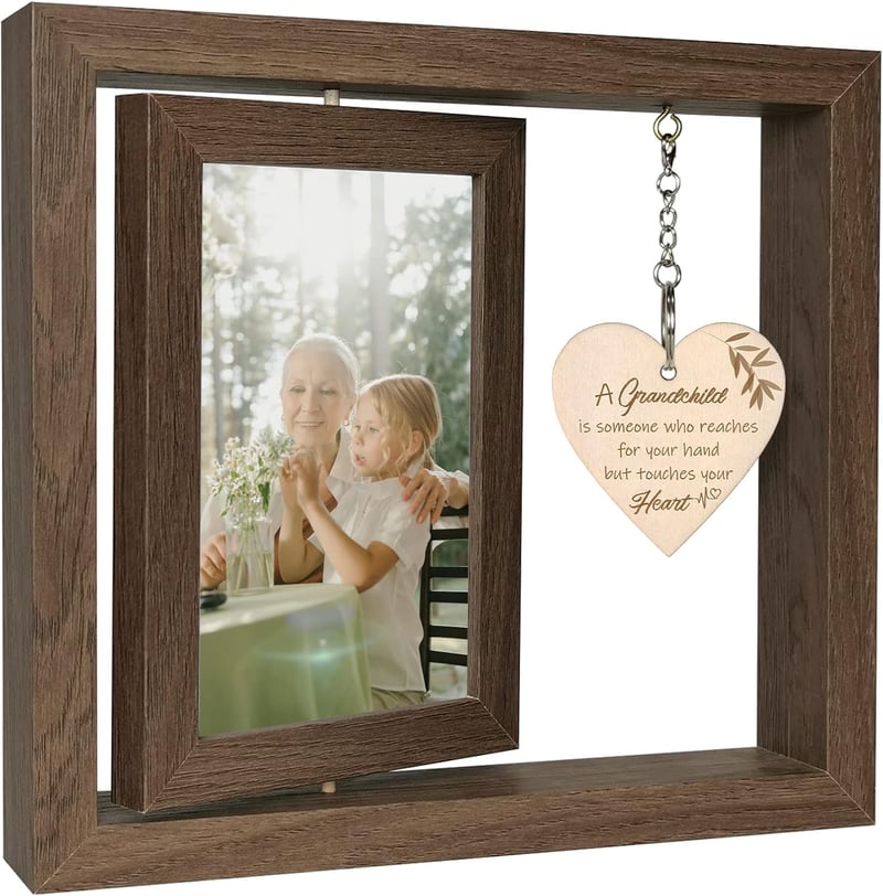 First-Time Grandparents Picture Frame for Two 4x6 Photos
