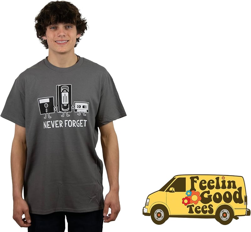 Retro Music Cassette Tape T-Shirt for Men