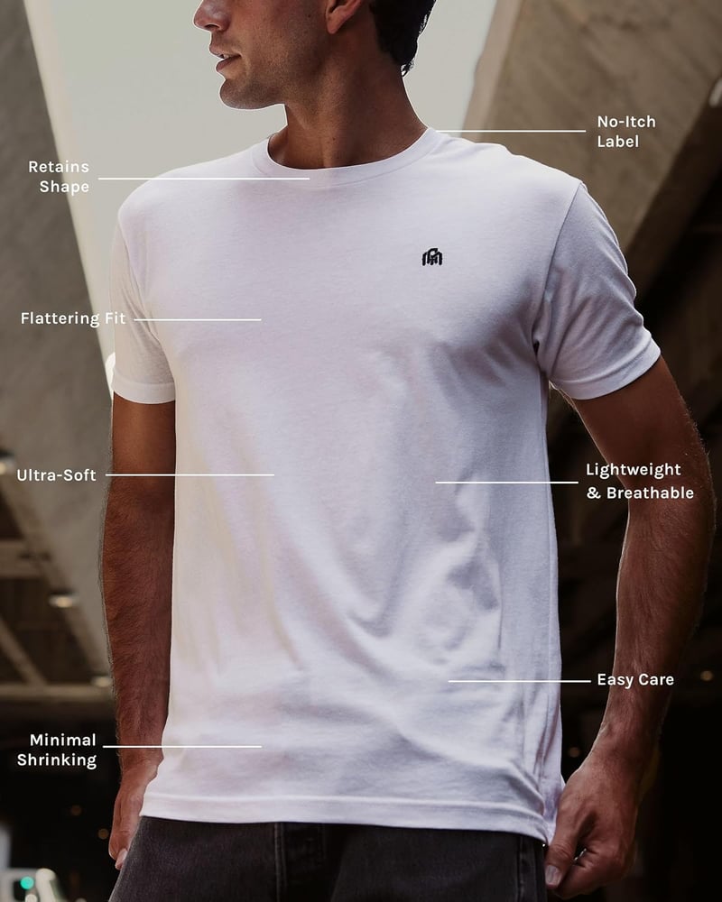 Classic Logo Men's Short Sleeve T-Shirt - Soft & Fitted