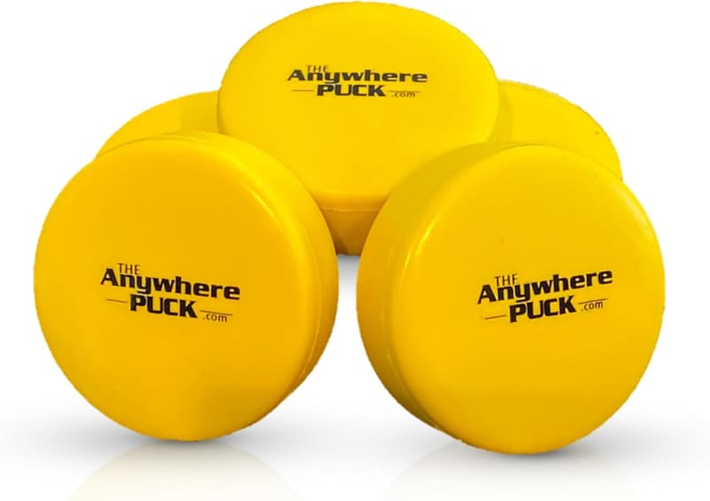 Anywhere Puck Foam Hockey Training Puck Set for Kids & Adults