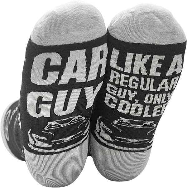 Car Guy Gift: Cool Crew Socks for Men