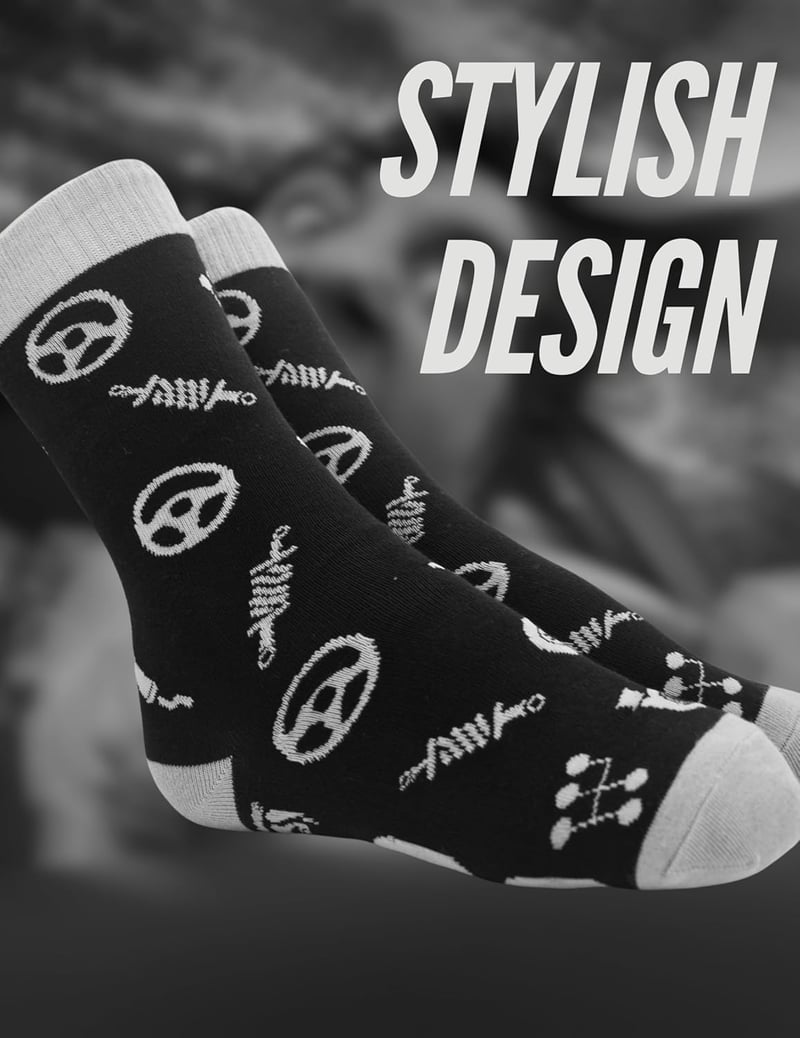 Car Guy Gift: Cool Crew Socks for Men