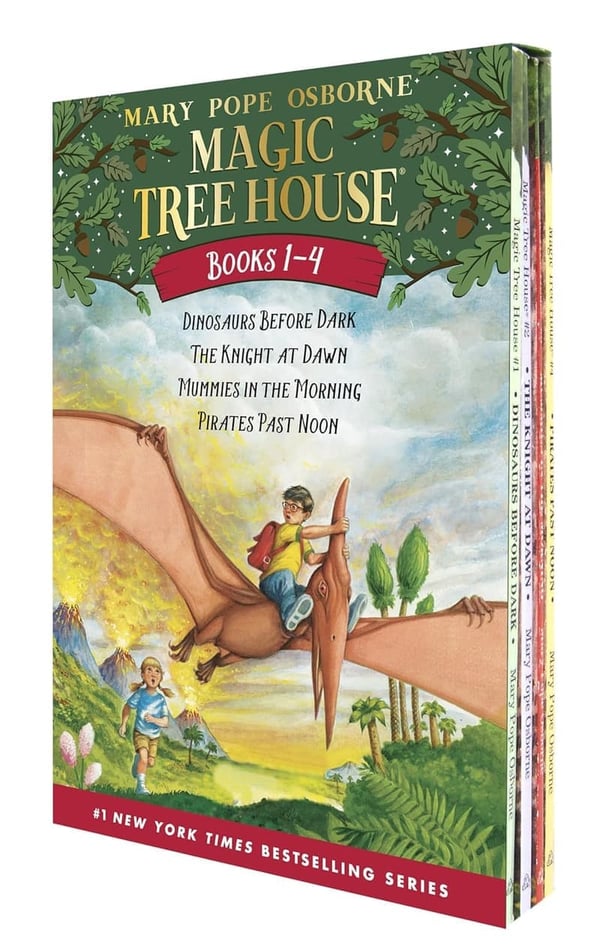 Magic Tree House Boxed Set: Books 1-4 Adventure Collection