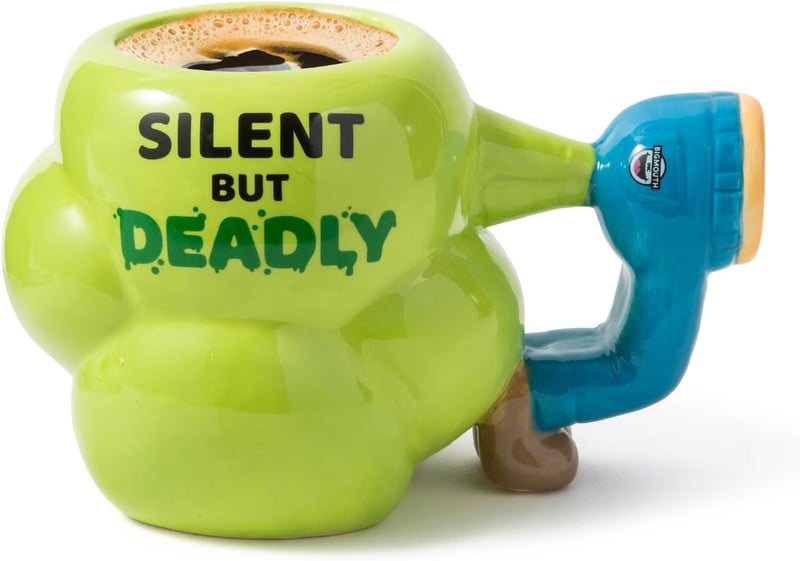 Funny Fart Mug - Large 22 oz Ceramic Gag Gift