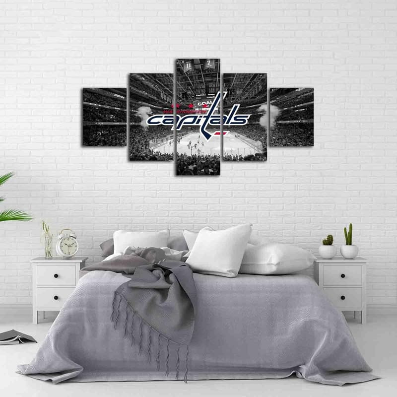 Washington Capitals Ice Hockey Wall Art - Black & White Prints