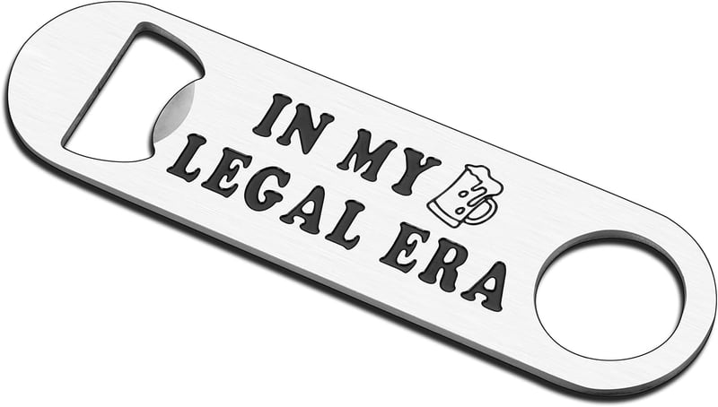 21st Birthday Novelty Bottle Opener for Men & Women