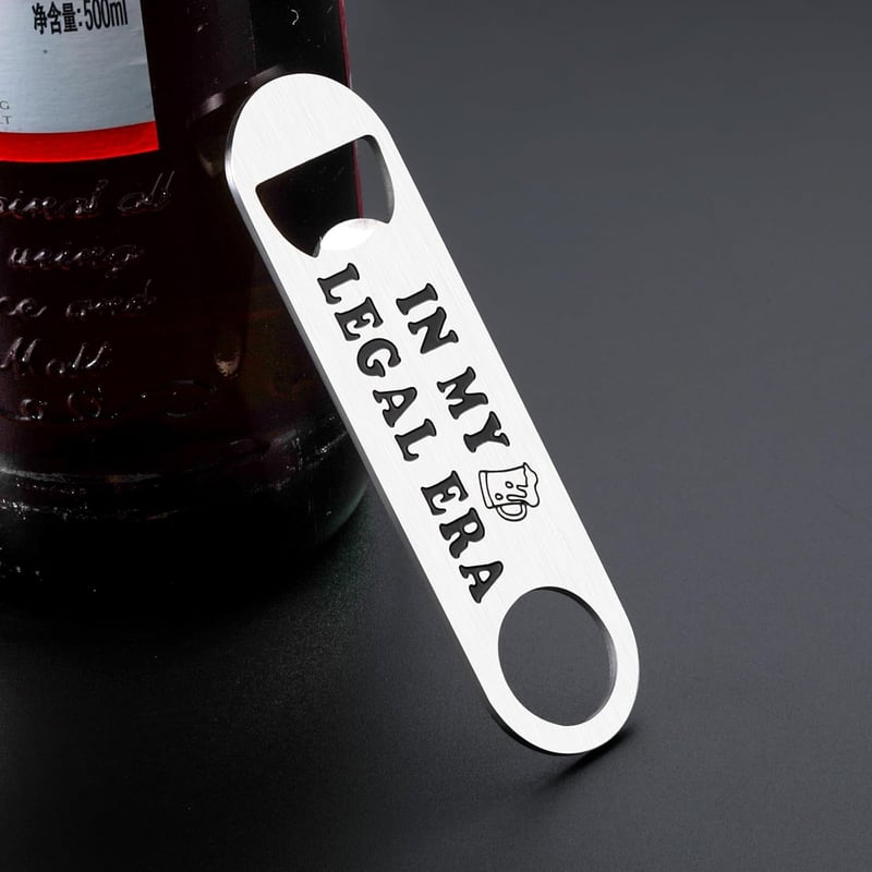 21st Birthday Novelty Bottle Opener for Men & Women