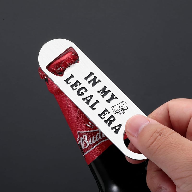 21st Birthday Novelty Bottle Opener for Men & Women