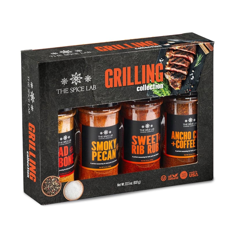 BBQ Spice Gift Set - Ultimate Grilling Seasonings for Men