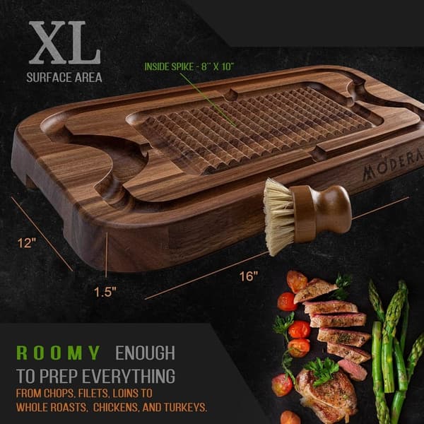 Acacia Wood Cutting Board - Reversible Butcher Block Gift