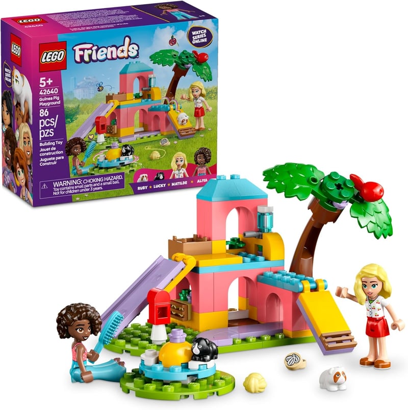 LEGO Friends Guinea Pig Playground Building Set for Kids 5+
