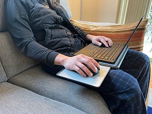 Portable Laptop Desk with Retractable Mouse Tray for Travel