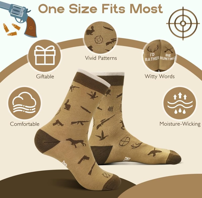 Funny Socks for Men & Women - Novelty Gift for Dads