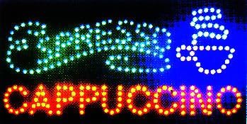 Animated Coffee Neon Light Sign - Ultra Bright LED 45cm
