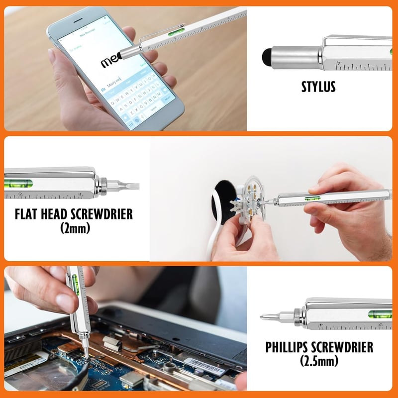 Personalized 6-in-1 Multi-Tool Pen Gift for Dad