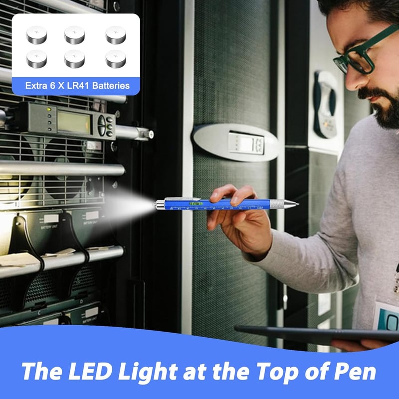 Multitool Pen Gift for Men - 9-in-1 Gadgets for Any Occasion