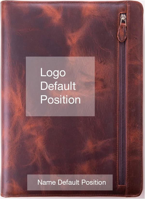 Personalized Leather Portfolio Padfolio for Father's Day