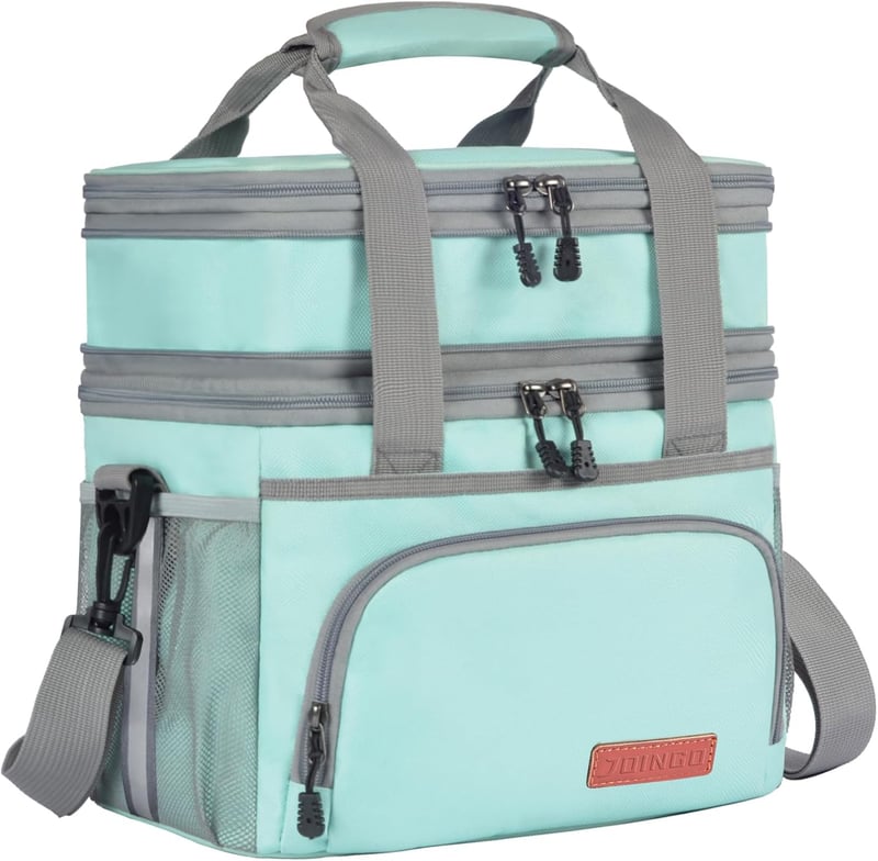 Expandable Insulated Lunch Bag for Men and Women