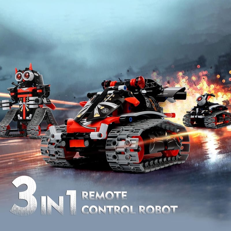 STEM Robot Building Kit for Kids 8-14 – 3-in-1 Educational Toy
