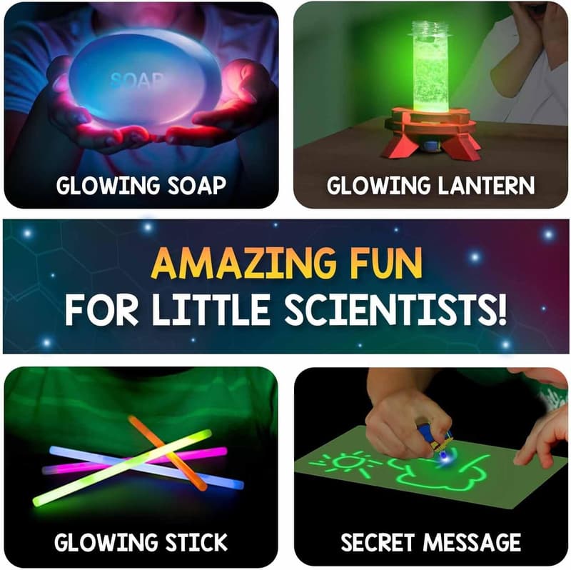 STEM Magic Science Kit for Kids - 20 Experiments, Ages 6-12