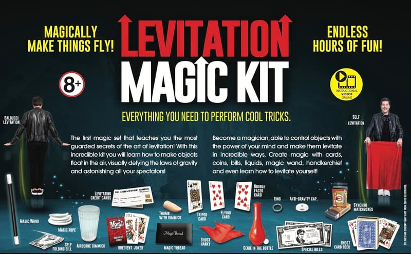 Levitation Magic Kit for Kids 8+ by George Iglesias
