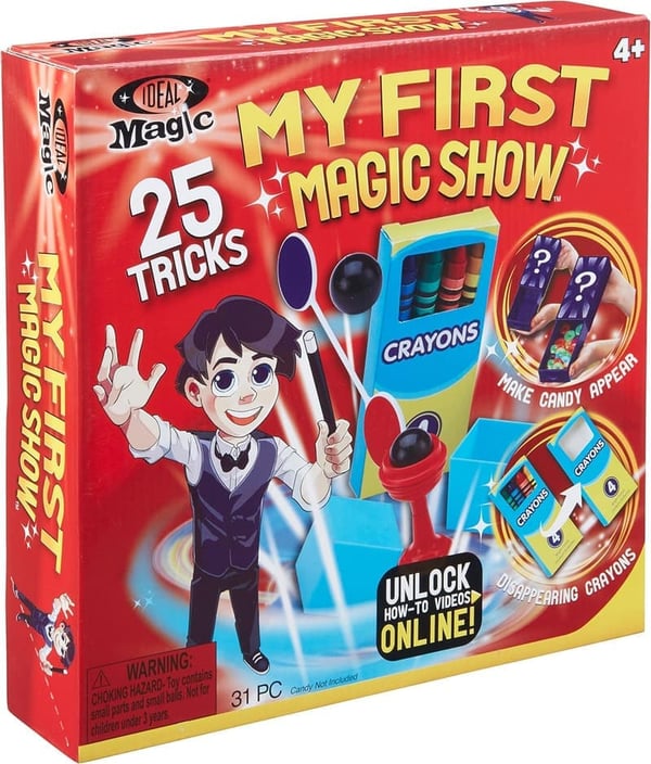 My First Magic Show Kit - 25 Easy Tricks for Kids Ages 4+