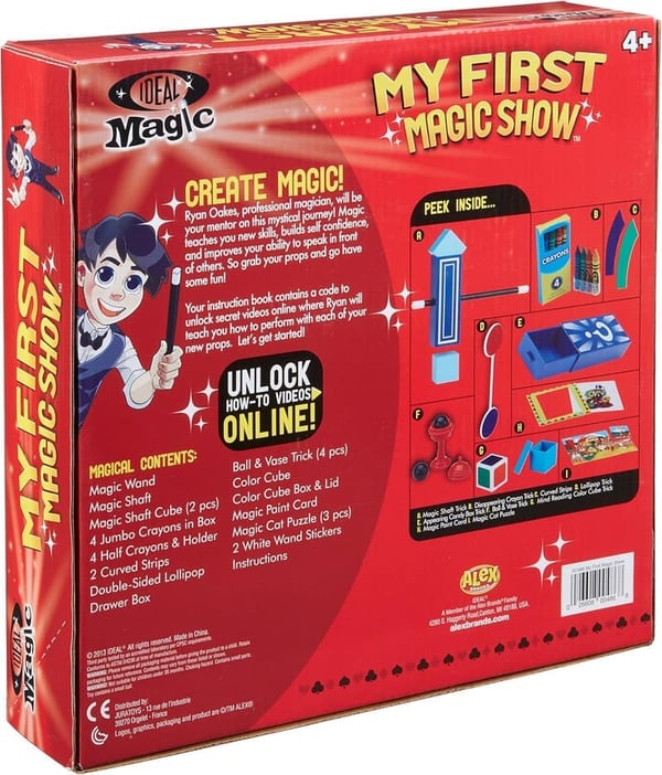My First Magic Show Kit - 25 Easy Tricks for Kids Ages 4+