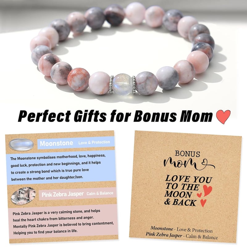 Personalized Bracelets for Bonus Moms - Perfect Gift for Any Occasion