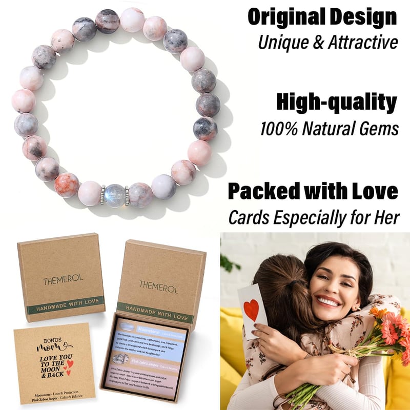 Personalized Bracelets for Bonus Moms - Perfect Gift for Any Occasion