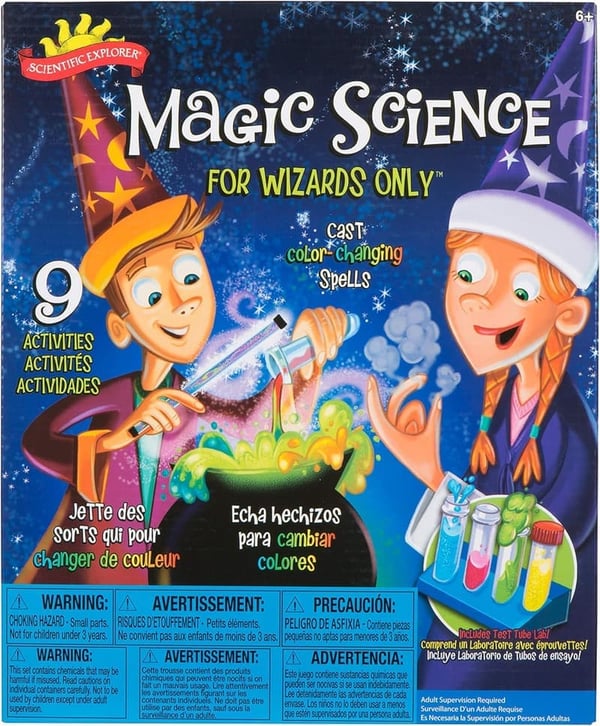 Kids Magic Science Kit for Wizards - Ages 6+ - Imagination & Creativity