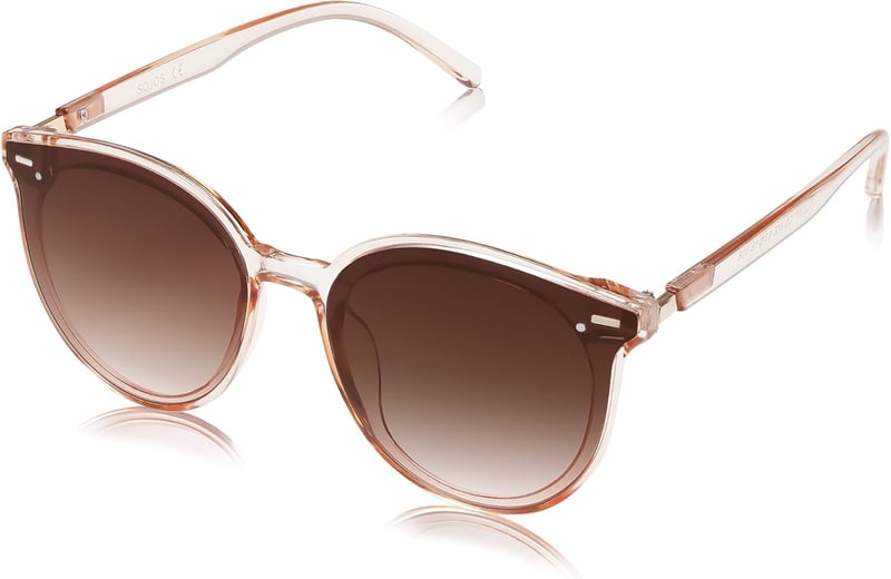 2025 Women's Classic Round Retro Sunglasses - Large Frame