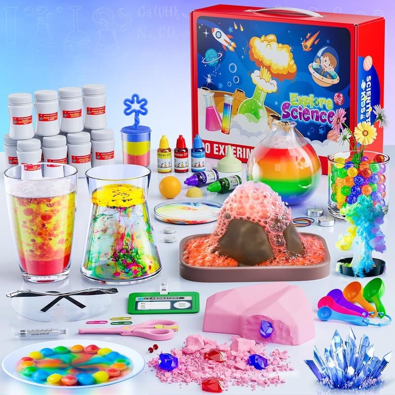 STEM Science Kit with 90 Experiments for Kids Ages 6-12