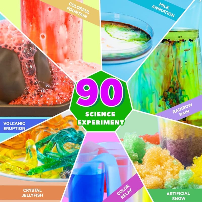 STEM Science Kit with 90 Experiments for Kids Ages 6-12