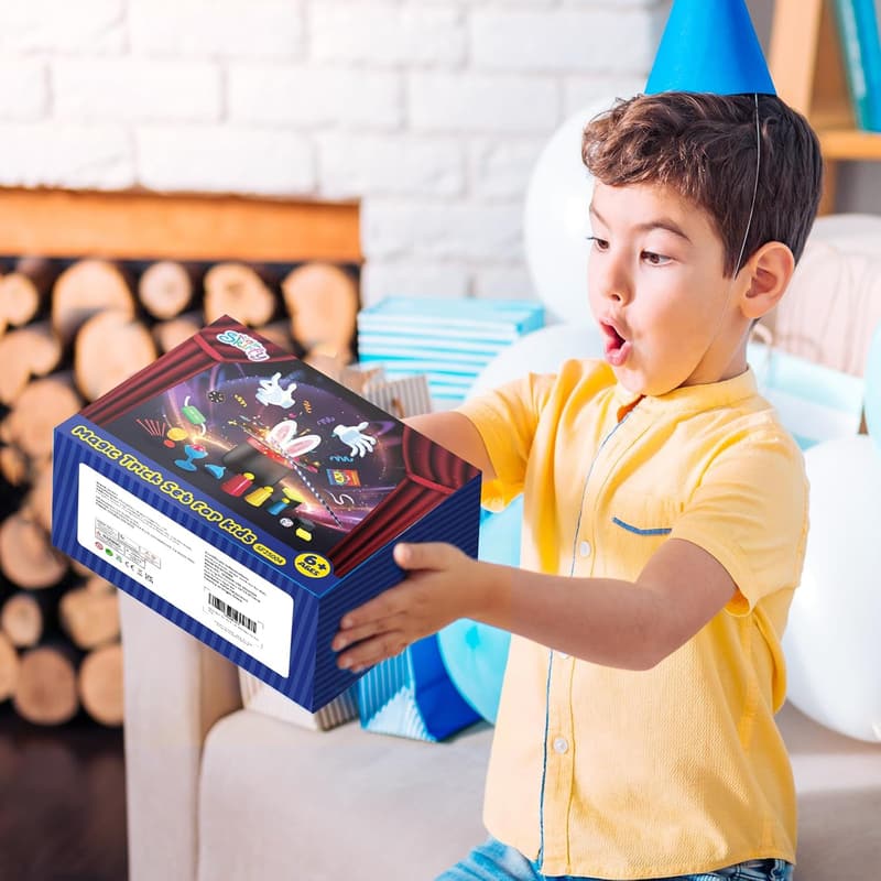Kids Magic Kit with Costume & Wand - Ages 6-12