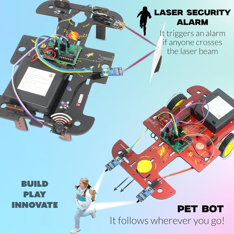 STEM Robotics Kit for Kids 8-12 - 40-in-1 DIY Projects