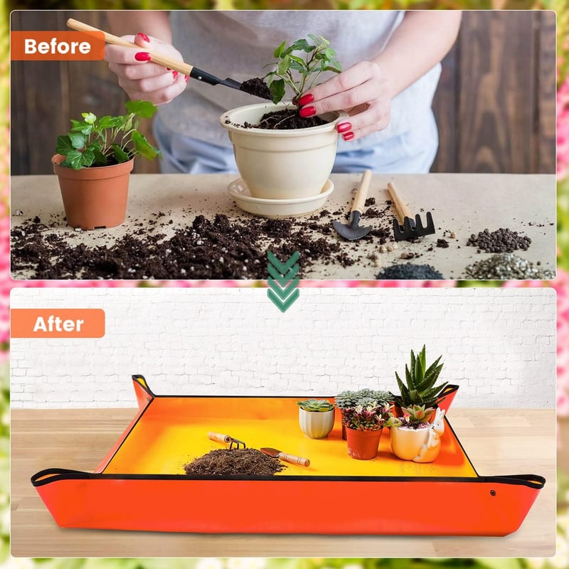 Gardening Gift: Large Repotting Mat for Plant Soil Control